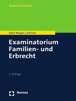cover image of Examinatorium Familien- und Erbrecht